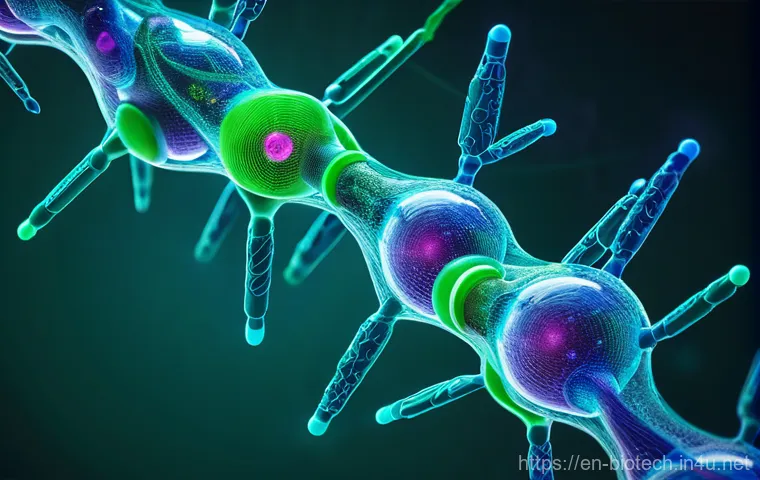 단백질 치료제 - **Prompt 1: Molecular Precision of Protein Therapeutics**
    "A highly detailed, futuristic scienti...