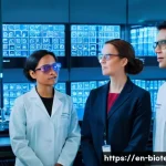 Home 22 바이오 의약품 개발 기업 - **Prompt Title: The Spark of Biotech Innovation**
A vibrant and modern biopharmaceutical researc...